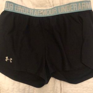 Black under armor shorts